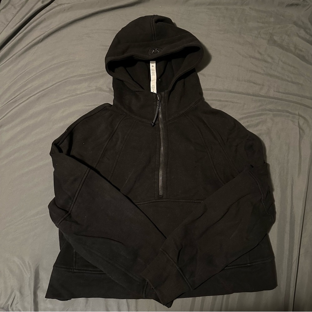 Lululemon scuba oversize 1/2 zip hoodie black